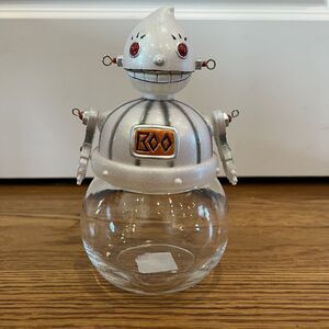 Dept 56 Halloween “Boo”‎ Robot Jar Collectible